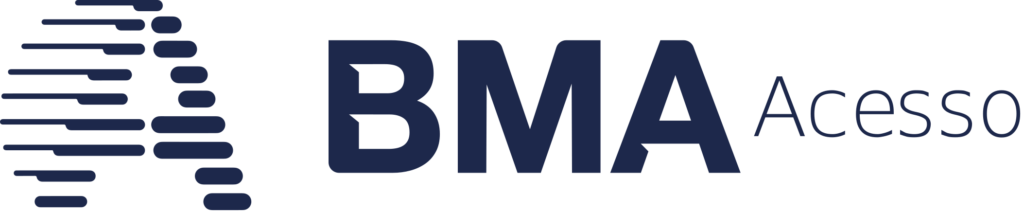 Logotipo BMA Acesso software de controle de acessos da BMA Sistemas.