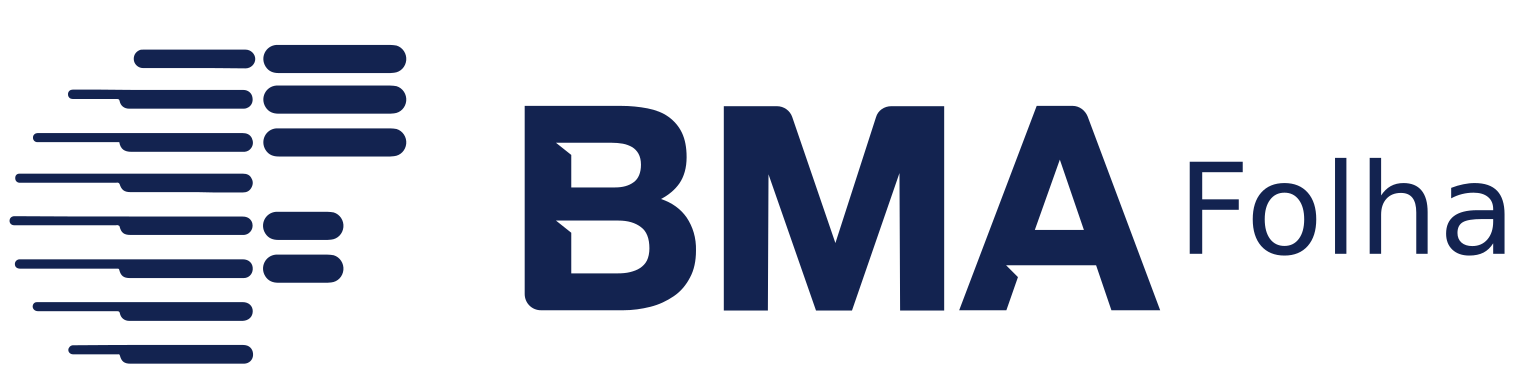 Logotipo BMA Folha software de controle de folha de pagamento da BMA Sistemas.